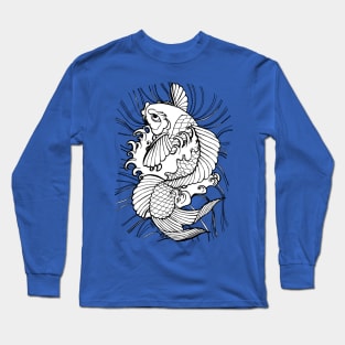 COLOR YOUR OWN TEE Koi Fish Long Sleeve T-Shirt